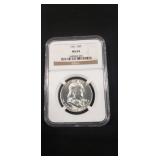 (1) Graded U.S. 1961 Silver Franklin Half Dollar