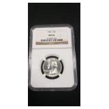 (1) Graded U.S. 1952 Silver Quarter (90% Silver)