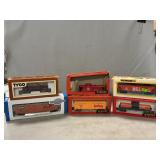 (6) Boxed HO Scale Train Cars