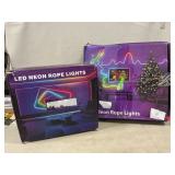 (2) Sets Of LED Neon Rope Lights