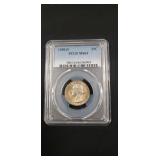 (1) Graded U.S. 1958-D Silver Quarter (90%