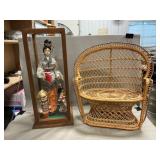 Chinese Beauty Doll, Souvenir Peg Tube Doll,