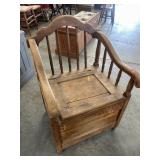 Indoor Wooden Commode