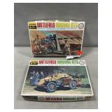 (2) Bachman 1/76 Scale Battlefield Diorama Kits