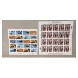 (2) USPS Commemorative Stamp Sheets
