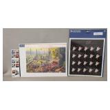 (3) USPS Commemorative Stamp Sheets