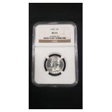 (1) Graded U.S. 1958 Silver Quarter (90% Silver)