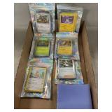 (5) Packs Of Pokémon Cards, Hard Plastic Card