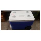 (1) Coleman Cooler w/ Wheels & Handle