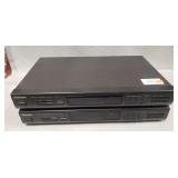 (2) Technics Stereo Synthesizer Turners ST-K55