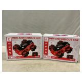 (2) New Mini Amphibious RC Cars