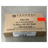 (20) Rounds Of 5.56mm Ammo