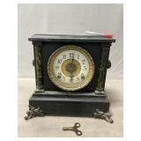 Antique Ingraham Mantel Clock With Key