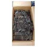 Box Lot Of Assorted Model Train Three Rail Track
