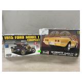 Revell 68 Corvette & Lindbergh 1915 Ford Model T