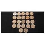 (22) Assorted U.S. One Dollar Coins