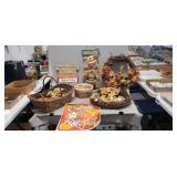 Assorted Fall Seasonal Decorations Including (5)