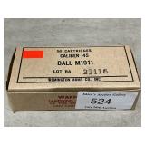 (50) Rounds Of Remington .45 Ammo