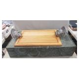 Wilton Armetale Turkey Oak Carvin Serving Tray