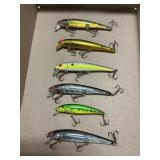 (6) Bomber Long A Jerkbaits