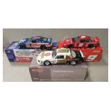 (3) 1:24 Scale Nascar Diecast Collector Cars
