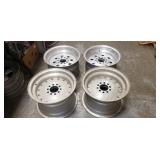 (2) Sets Of Two Aluminum Wheels