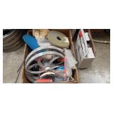 Box Lot Of Assorted Tools, Hardware & More
