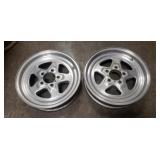 (2) Aluminum Wheels
