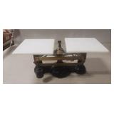 Antique Ohaus Double Beam Balance Scale