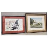 (2) Framed Prints (14"×11" & 16"×13")
