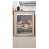 (1) Framed Print "The Secret" Signed By Daphne