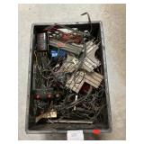 Crate Full Of Model Train Track, Switches