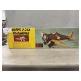 Sterling Boeing P-26A Peashooter Balsa Wood Model
