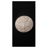 (1) 2002 U.S. American Silver Eagle One Dollar