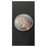 (1) 1923 U.S. Silver Peace One Dollar Coin (90%