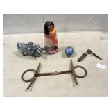 WWII M3A1 Cleaning Tool, Handcrafted Horse Bit,