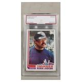 (1) Graded "Reggie Jackson" Baseball Card