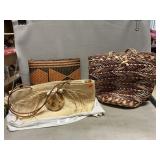 Woven Straw Shoulder Bag, Woven Clutch, Handbag
