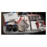 Box Of Assorted Jet Equipment Parts, Sandpaper