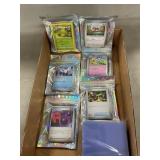 (5) Packs Of Pokémon Cards, Hard Plastic Card