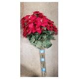 Bunch Of Artificial Poinsettia Flowers (15