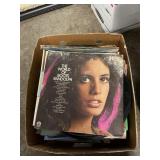 Box Lot With Vintage Vinyl Albums (Moldy, Many