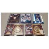 (5) Assorted Baseball Cards