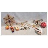 (10) Assorted Christopher Radko Halloween Glass