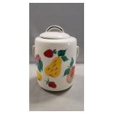 (1) McCoy Pottery "Fruit" Cookie Jar