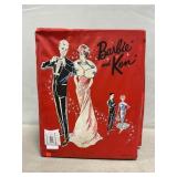 1963 Vinyl Barbie & Ken Carry Case With 1966