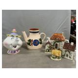 Hungarian Pottery Pitcher, Disney Mrs. Potts