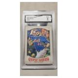 (1) Graded Baseball Card (Review Photos)