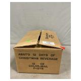 12 Days Of Christmas Glasses In Original Box