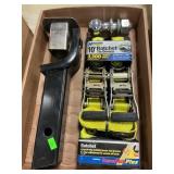 Ball Mount Hitch, New Ratchet Straps